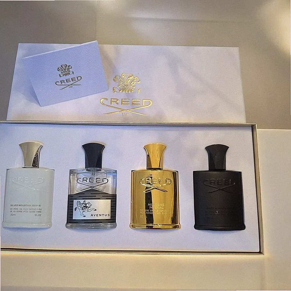 Creed 4 Piece Gift Set For Men NEW in box 30 ML per bottle! Fast ship!!