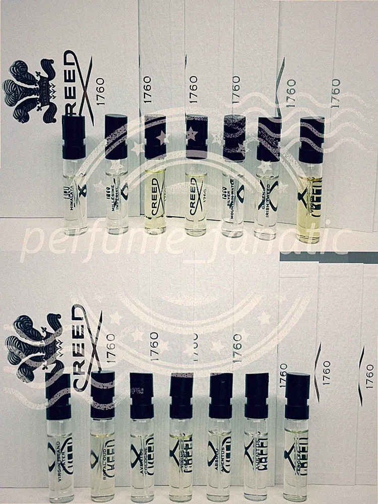 Creed Perfume Collection For Him Sample Spray Vials 14pc Set