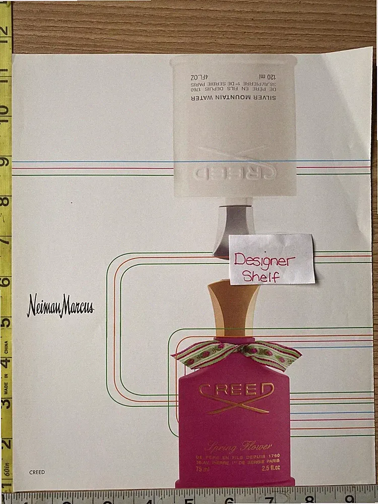 Creed Spring Flower & Silver Mountain Fragrance Neiman Marcus Print Ad