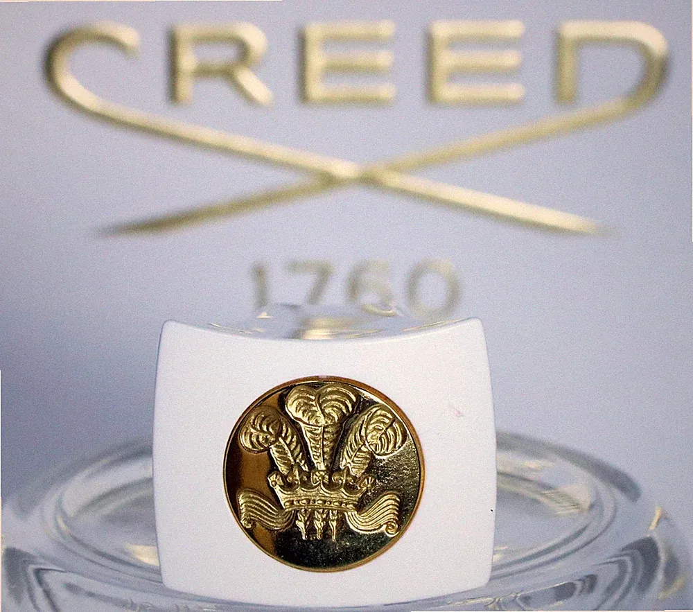Creed White Perfume Cap - Generation 3 Square Cap. Niche Perfume Cap. Gold Seal