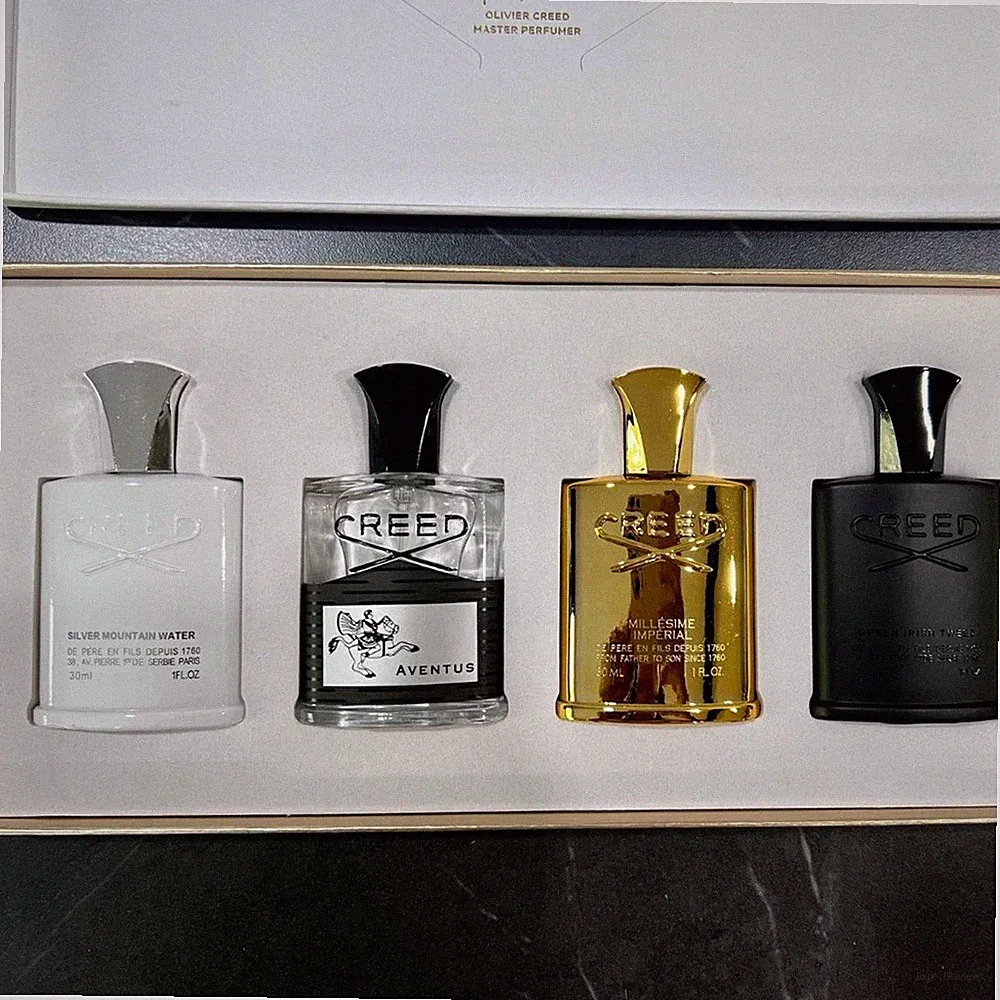 Luxury Eau de Parfum 4-Pack Fragrance Collection Set by Creed, EDP Scent